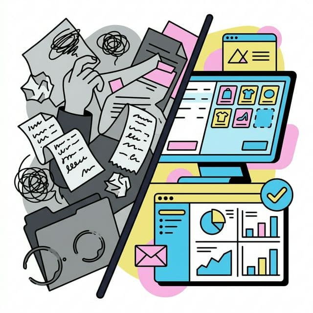 From manual chaos to organized digital workflow